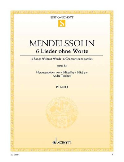 F. Mendelssohn Bartholdy: 6 Chansons sans paroles