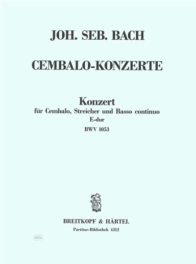 J.S. Bach: Konzert E-Dur Bwv 1053