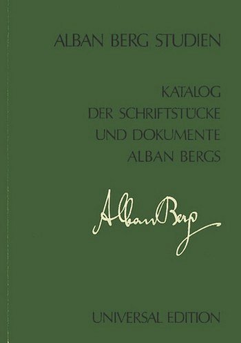A. Berg: Katalog der Schriftstücke und Dokumente Alban  (Bu)