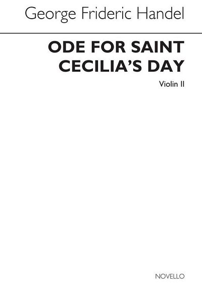 G.F. Händel: Ode For Saint Cecilia's Day (Vl)