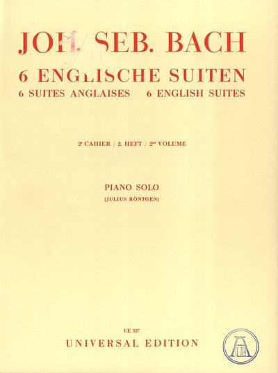 J.S. Bach: Englische Suiten BWV 806-811 Band 2
