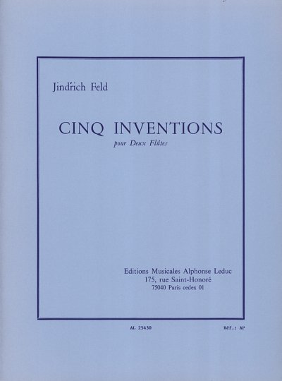 J. Feld: 5 Inventions (Bu)
