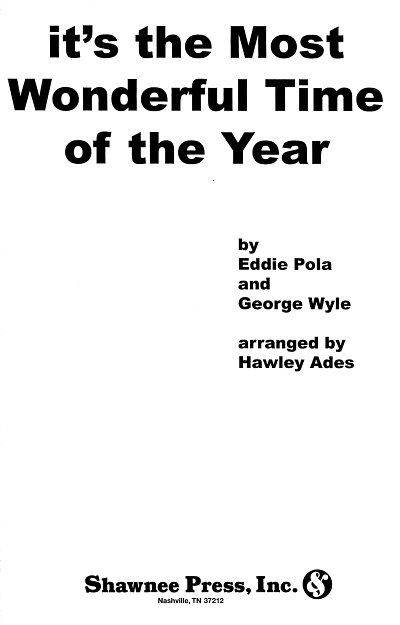 E. Pola et al.: It's the most wonderful time of the year