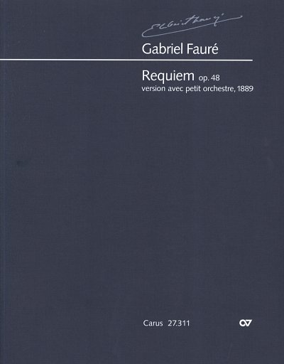 G. Fauré: Requiem op. 48, 2GsGchOrchOr (Part)