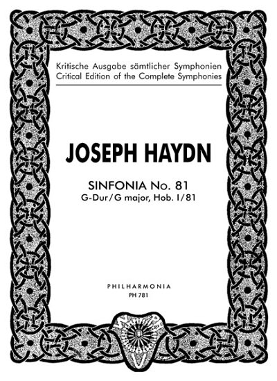 Symphonie Nr. 81 Hob. I:81 