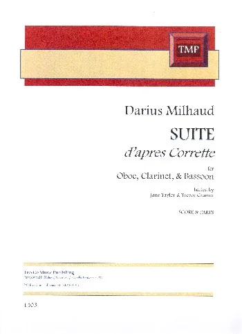 D. Milhaud: Suite d'apres Corrette, ObKlarFg (Pa+St) (0)