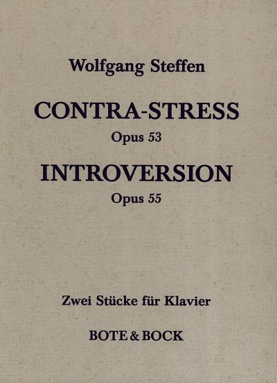 S. Wolfgang: Contra-Stress / Introversion., Klavier
