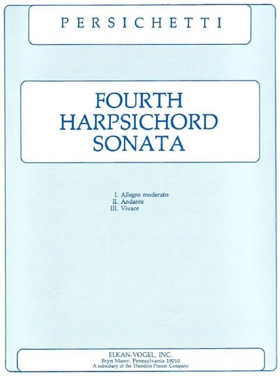 P. Vincent: Fourth Harpsichord Sonata, Cemb