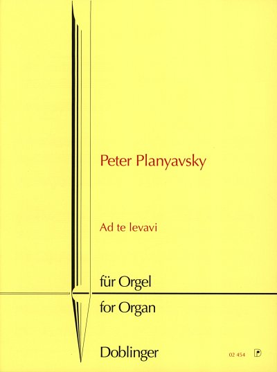 P. Planyavsky: Ad Te Levavi