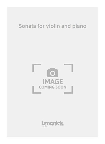 R. Simpson: Sonata for violin and piano, VlKlav (KlavpaSt)