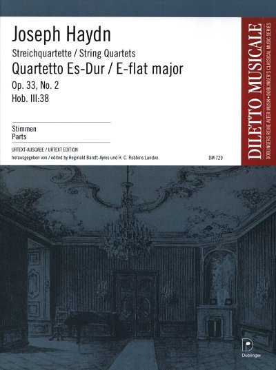 J. Haydn: Quartett Es-Dur Op 33/2 Hob 3:38 Diletto Musicale