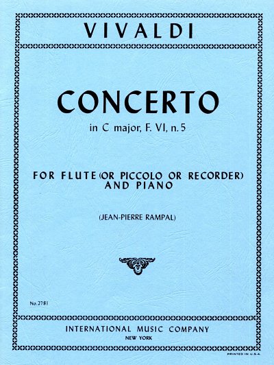 A. Vivaldi: Concerto F Vi N. 5 Do (Bu)