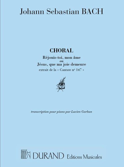 J.S. Bach: Choral : Jésus, que ma joie demeure, Klav