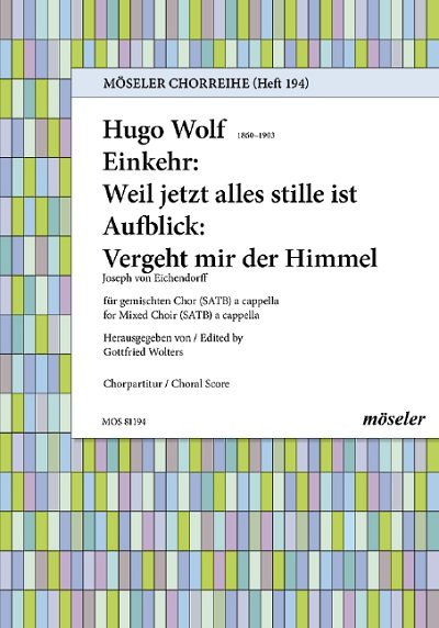 DL: H. Wolf: Aufblick / Einkehr, GCh4 (Chpa)