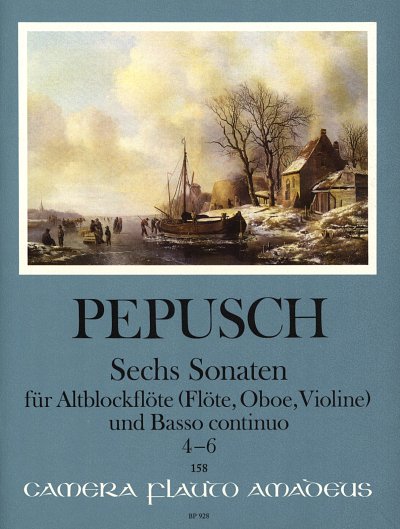 J.C. Pepusch: 6 Sonaten Bd 2 (4-6)