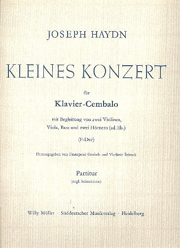 J. Haydn: Kleines Konzert F-Dur (Part.)
