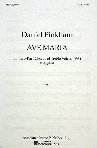 D. Pinkham: Ave Maria SA