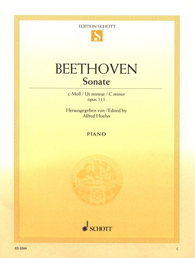 L. v. Beethoven: Sonate c-Moll op. 111 , Klav