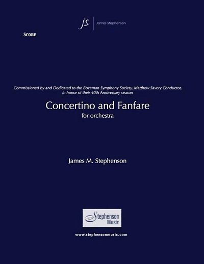 Concertino And Fanfare, Sinfo (Pa+St)