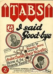 I. Novello y otros.: I Said Good Bye (from 'Tabs')