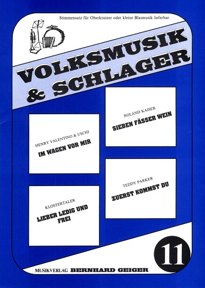 Volksmusik & Schlager 11, Key/AkKlv;Ge