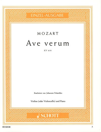 W.A. Mozart: Ave verum KV 618 