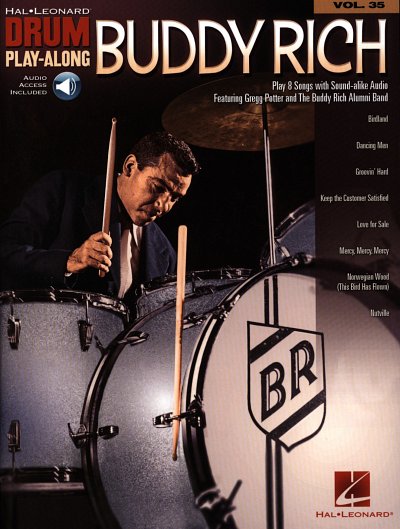 B. Rich: Buddy Rich - Drum Play-Along 35, Drset (+Audiod)