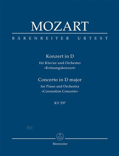 W.A. Mozart: Konzert in D-Dur Nr. 26 KV 537, KlavOrch (Stp)