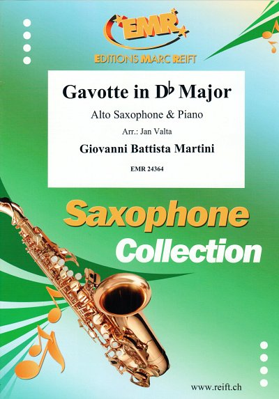 G.B. Martini: Gavotte In Db Major, ASaxKlav