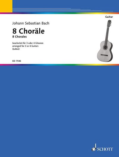DL: J.S. Bach: 8 Choräle (Pa+St)
