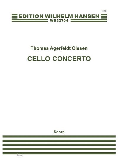 T. Agerfeldt Olesen: Cello Concerto, VcOrch (Part.)