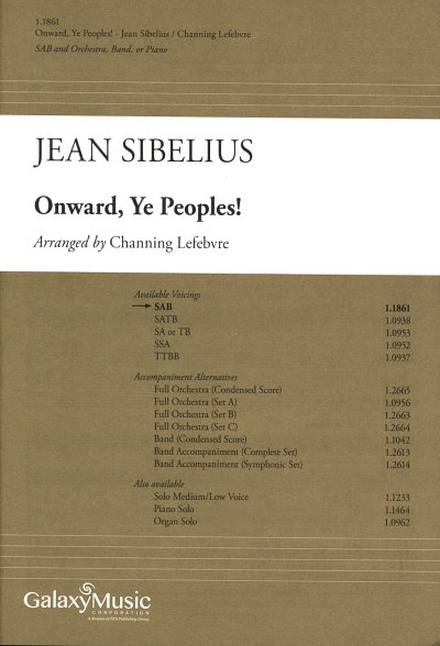 J. Sibelius: Onward, Ye Peoples!, Gch3Klav
