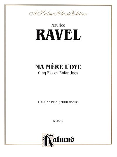 M. Ravel: Ma mere l ?oye, Klav(4hd)