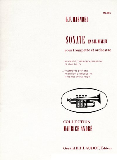 G.F. Händel: Sonate En Sol Mineur, TrpKlav (KlavpaSt)