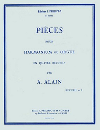 A. Alain: Pièces - 1° recueil (20 petites pièces), Org