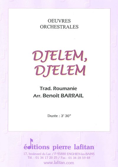 F. Coiteux: Djelem, Djelem (Arr. Benoît Barra, Blaso (Pa+St)