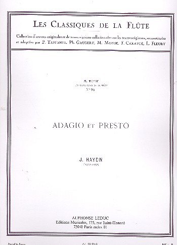 J. Haydn: Adagio et Presto, FlKlav (Part.)
