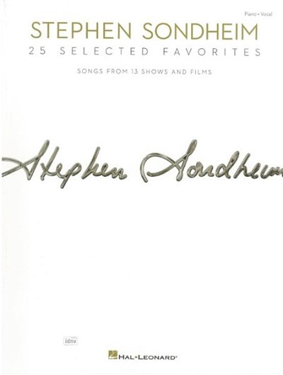 S. Sondheim: Stephen Sondheim: 25 Selected Fav, GesKlaGitKey