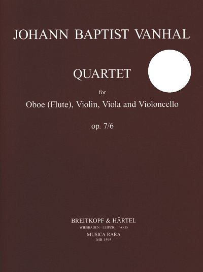 J.B. Vanhal: Quartett op. 7/6, ObVlVaVc (Stsatz)