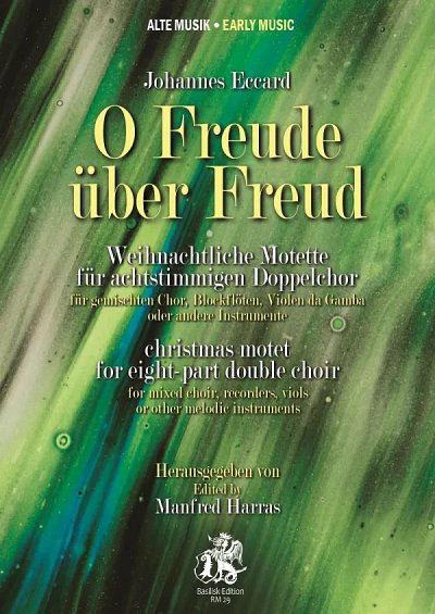 J. Eccard: O Freude über Freud, Gch8;Mel (Pa+St)