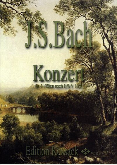 J.S. Bach: Konzert, 4Fl (Pa+St)