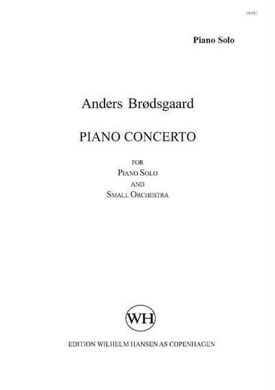 A. Brødsgaard: Piano Concerto, KlavOrch (Part.)