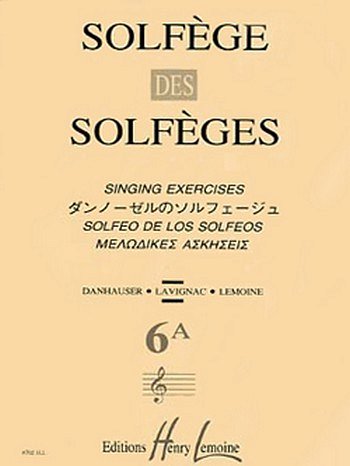 A. Lavignac: Solfège des Solfèges Vol.6A sans accompagnement