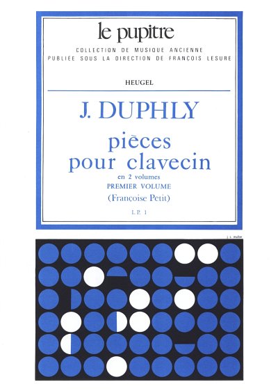 J. Duphly: Harpsichord Pieces - Volume 1 , Cemb (Bu)