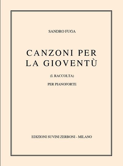 Canzoni Per La Gioventú (1950), Klav