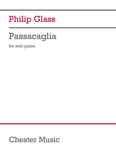 P. Glass: Passacaglia, Klav