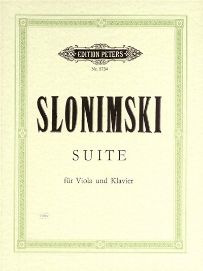 Slonimski: Suite für Viola und Klavier (1959)