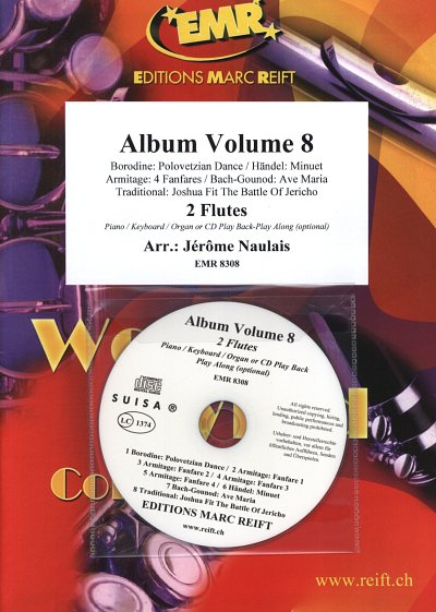 J. Naulais: Album Volume 8, 2Fl (+CD)