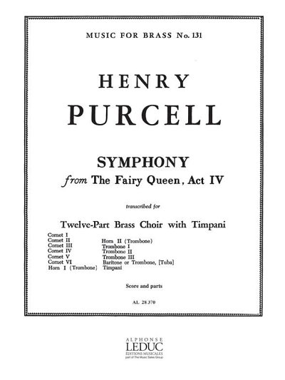 H. Purcell: Symphony, 13BlechPau (Pa+St)