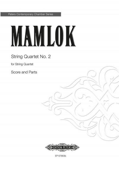 U. Mamlok: String Quartet, 2VlVaVc (Pa+St)